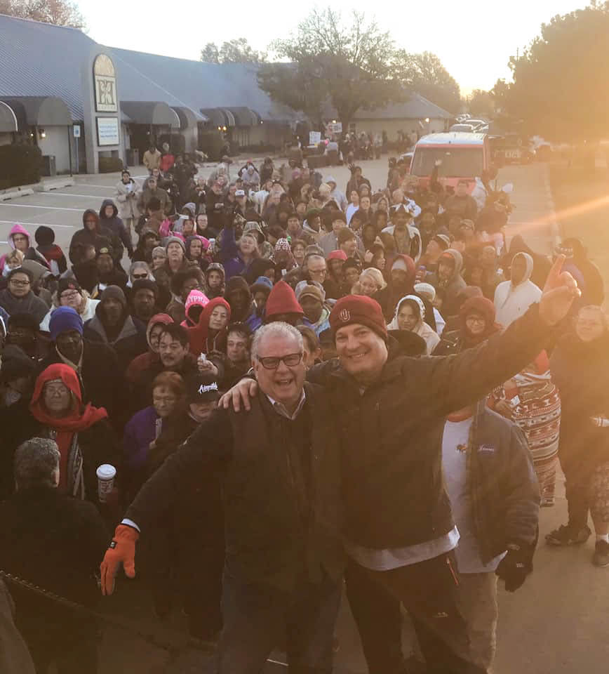 Group photo of participants of 2018 Turkey Giveaway