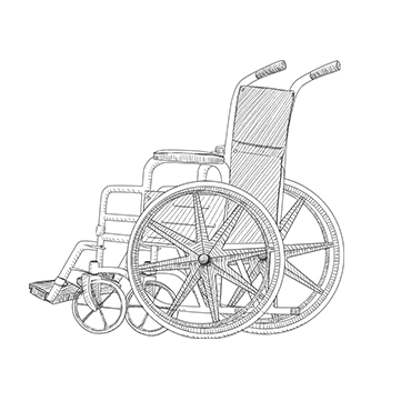Nursing home abuse - wheelchair