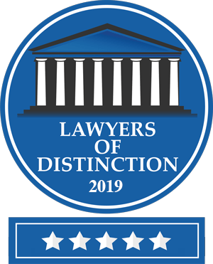 2019 Lawyer of Distinction Award