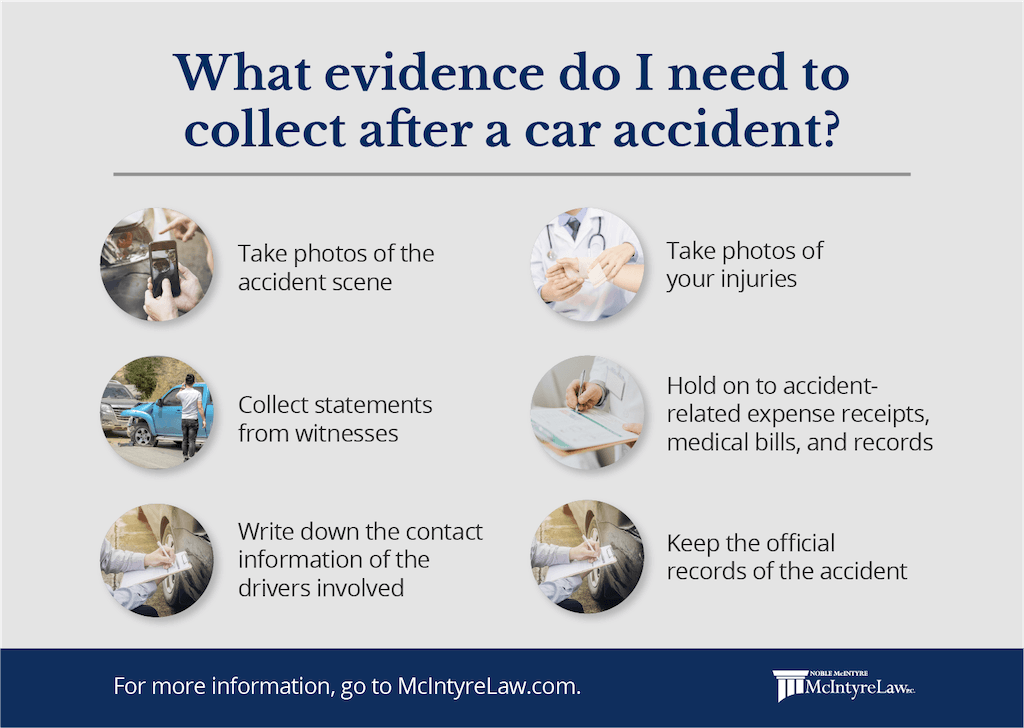 what evidence so i need to collect after a car accident