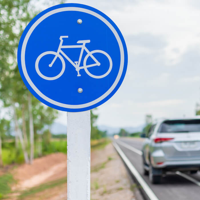 cyclist hit by car in Oklahoma