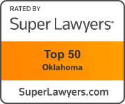Jeremy Thurman rated top 50 lawyers in Oklahoma by Super Lawyers.