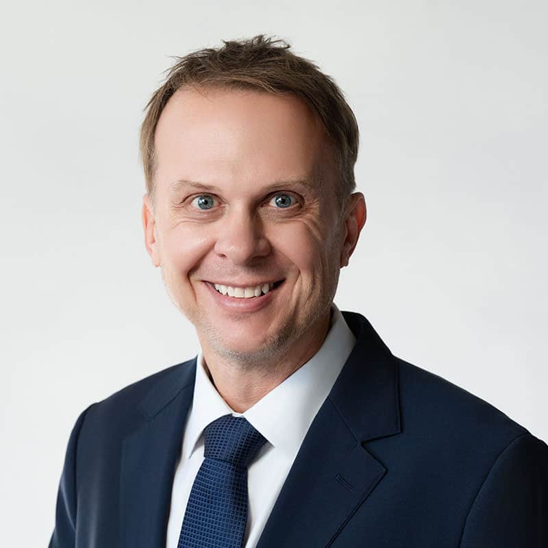 Fotografía de Jeremy Thurman, socio de McIntyre Law Firm.