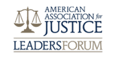 Logo del Foro de Líderes de la Asociación Americana de Justicia.