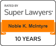 Logo de Super Lawyers 10-Year para Noble McIntyre.