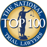 Logo de National Trial Lawyers Top 100.